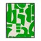 Stupell Industries Green Asymmetrical Shapes Framed Giclee Wall Art Design by June Erica Vess